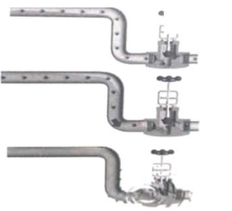 High-speed condensate creates water hammer