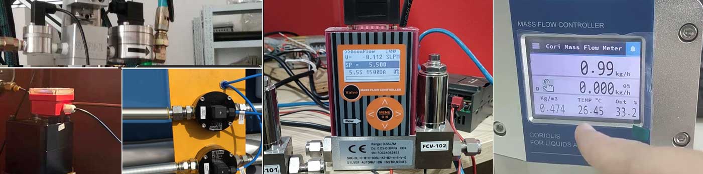 Күміс аспаптар Кіші ағын өлшегіштері Silver Instruments Small flow meters