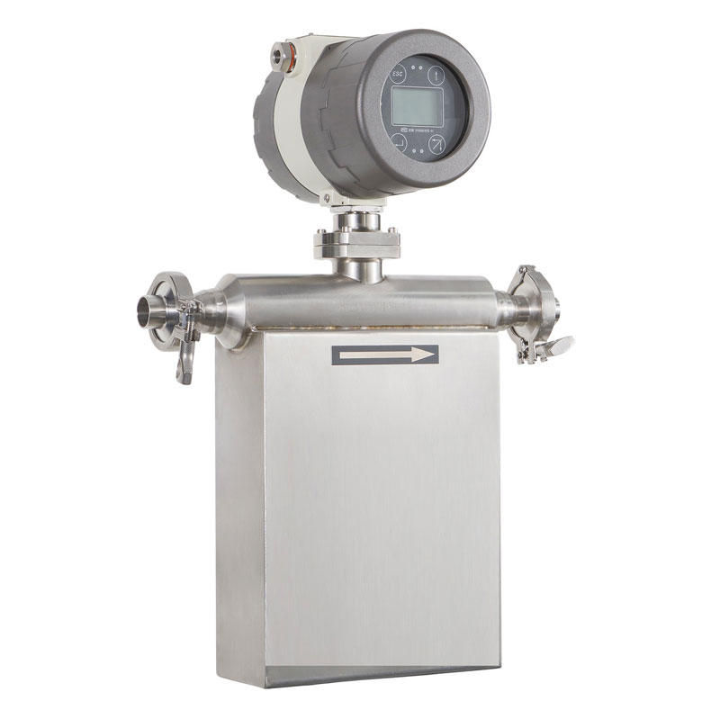 Hygiene flow meter for tomato sauce flow measurement