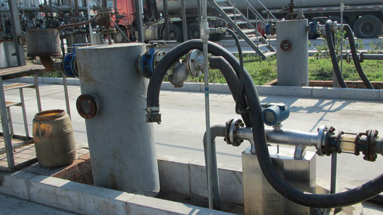 coriolis type glycol flow meter industrial application
